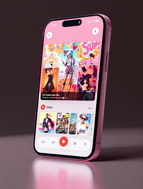 网站大片APP手机界面 网站大片APP界面展示